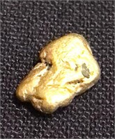 1.9 Gram 21k Gold Nugget -North Idaho Mine