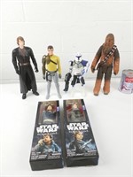 6 figurines Star Wars dont 2 en boîtes