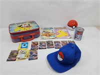 Collection Pokémon ,casquette,boite à lunch
