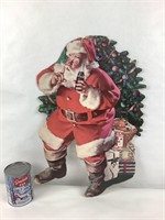 Panneau en carton publicitaire Coca Cola Père Noël