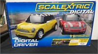 Digital driver multi car racing with lane