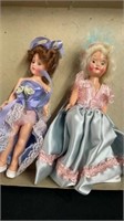 2 vintage custome dolls