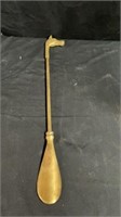 Brass shoe horn