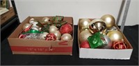 Group of christmas ornaments