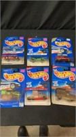 6 new collectible hot wheels
