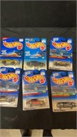 6 new collectible hot wheels