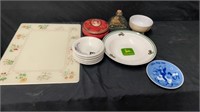 Glass cutting boards, plates, bowls,
