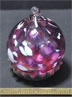 Large glass ball ornament - info