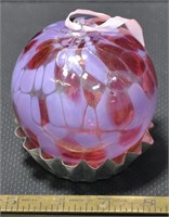 Large glass ball ornament - info