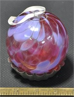 Large glass ball ornament - info