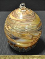 Large glass ball ornament - info