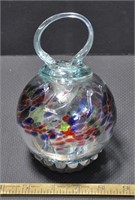 Large glass ball ornament - info