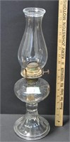 Vintage glass oil lamp