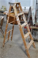 Vintage wood ladder