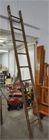 Vintage 10 ft. wood ladder