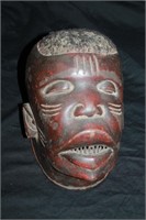 AFRICAN MAKONDE MASK 11" X 9" X 8"