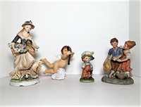 Figurines- Lot of 4, includes Nascoware Classic