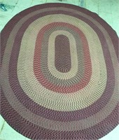 Vintage rug with non slip floor sheet 85 x 106