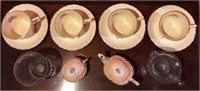 vintage cream and sugar sets& cup & saucers