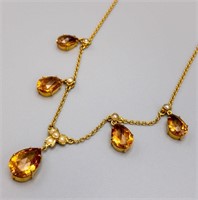 14 KT YELLOW GOLD NECK CHAIN
