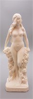 ART DECO STYLE NUDE STANDING FIGURE OF A WOMAN