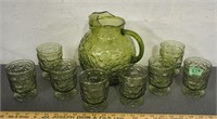 Vintage pitcher & glasses set
