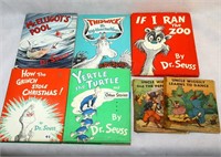 Dr. Seuss Lot of 5 Vintage Hardcover Books
