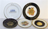 US Patriotic and Presidential Collector Plates