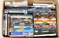 Box of  Movie DVDs