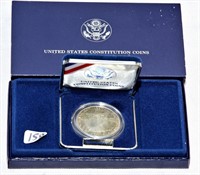1987 Sterling Silver Constitution Dollar Set