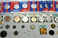 Lot of Different tokens and coins