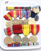 Lot of US Military Medals and Bars