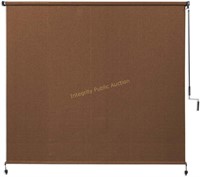 Coolaroo Outdoor Roller Shade Brown 72” x 72”