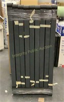 Plastic 9-Tier Shelving Unit Black 42”W x 16”D