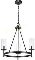 Progress Lighting Black Chandelier $129 Retail *