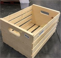 Wood Crate 17.5” x 12” x 9.5”