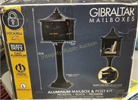 Gibraltar Mailbox Aluminum Mailbox And Post Kit