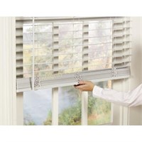 Allen Roth 2” Cordless Faux Wood Blind 22.5” x