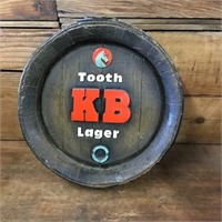 KB Tooth Lager Styrofoam Keg End
