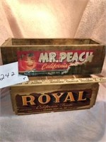 Vintage Wooden Produce Box (2)