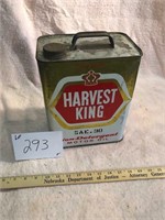 Harvest King Motor oil can 2 gallon