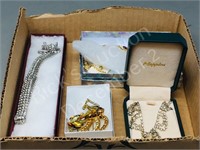 assorted Rhinestone jewelry