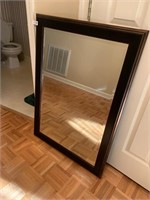 Beveled Edge Framed Mirror