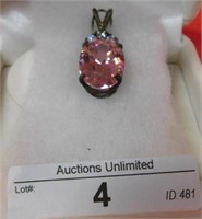 PINK ICE / CZ IN STERLING