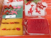 LOT OF LAPIDARY WAX JEWELRY MOLDS