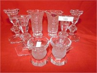 LOT OF 8 PCS. OF CRYSTAL