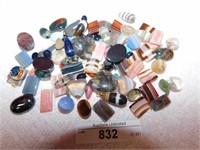 LOT OF CUT ~ SHAPED ~ SANDED ~ POLISHED STONES REA