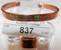 MAGNETIC COPPER BRACELET & COPPER RING