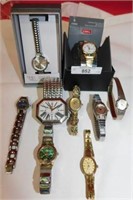 LOT OF 9 VERY NICE WATCHES ~ ELGIN ~ GRUEN ~ TIMEX