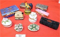 MIXED LOT OF JEWELRY BOXES ~ TRINKET BOXES ~ CAPOD